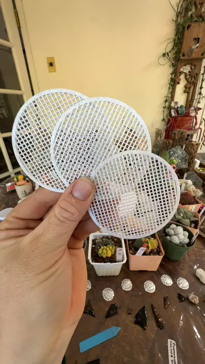 plant/3 pack of 3” mesh drainage screen-0-thumbnail