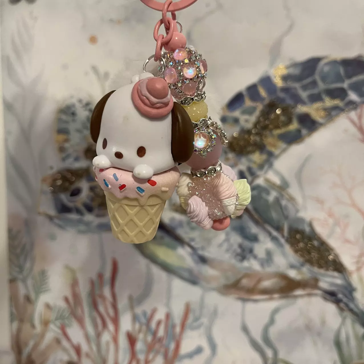 plant/Pochacco Keychain-0