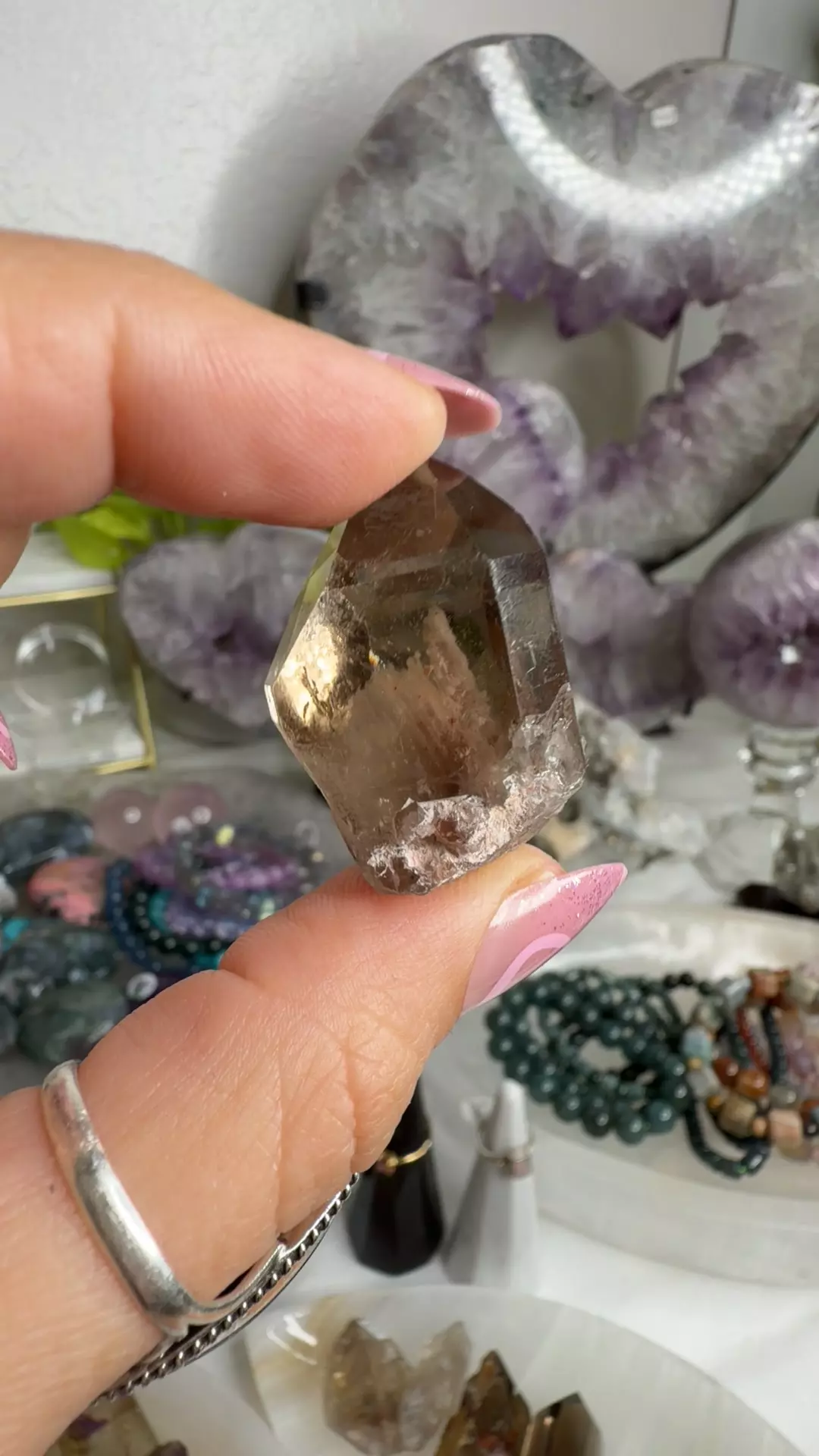 plant/smoky lodolite 17-0