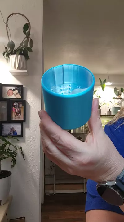 plant/Tiffany blue 3" self watering pot-0-thumbnail