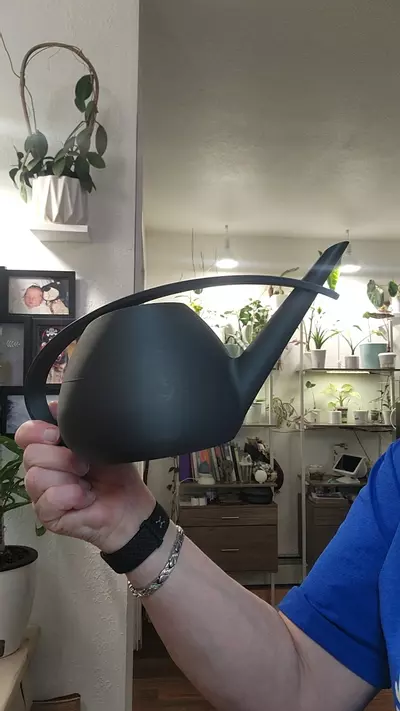 plant/Black on black watering can 1.5 qt-0-thumbnail