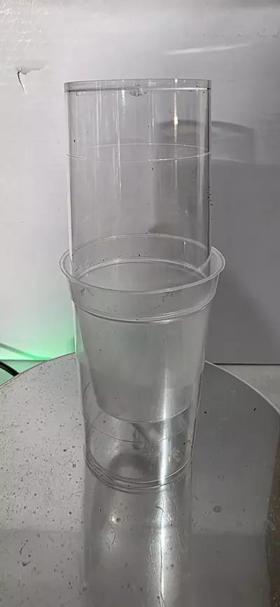 plant/Corm Cups-5 cups- Clear Pot-0-thumbnail