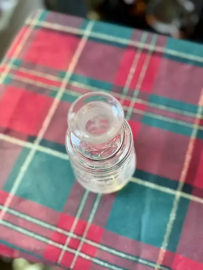 plant/Etched glass cologne bottle-2-thumbnail