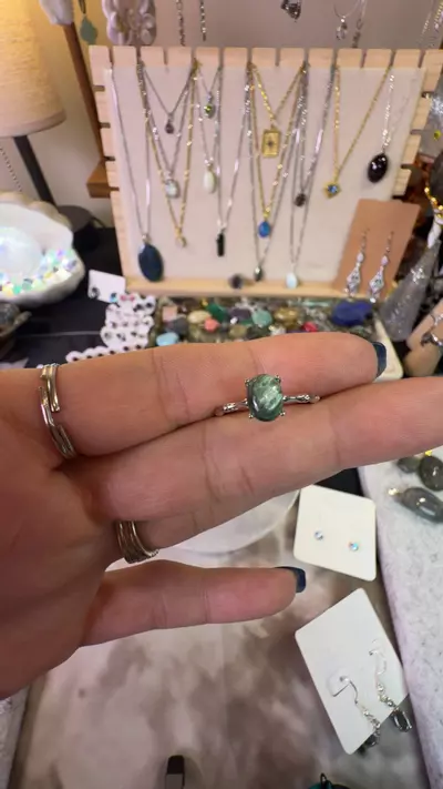 plant/seraphinite adjustable ring-0-thumbnail