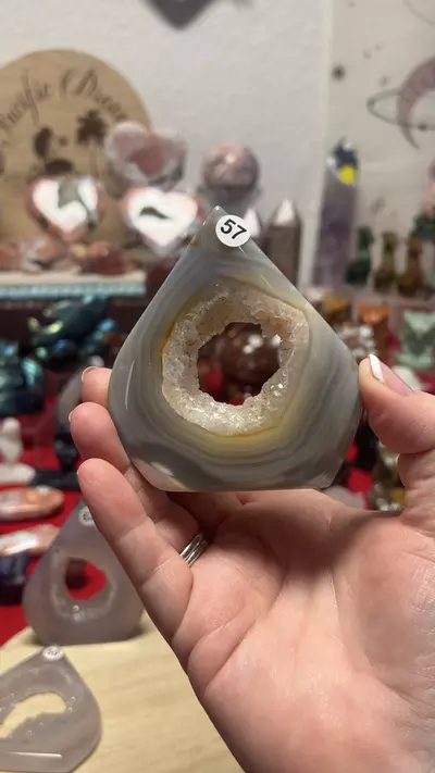 plant/$15| Druzy Agate Flame 57-0-thumbnail