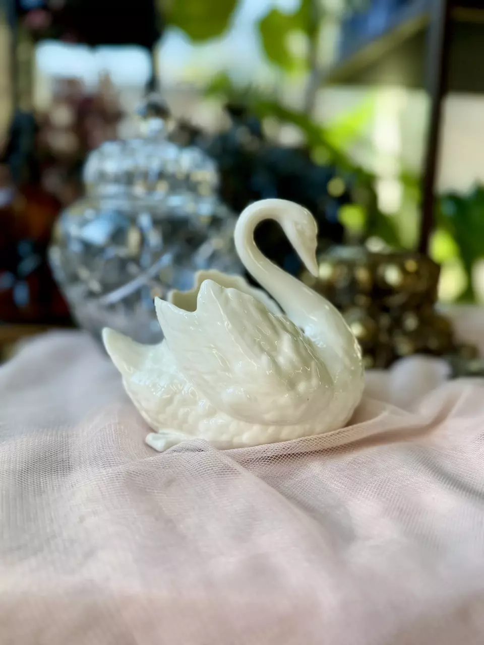 plant/Lenox swan planter-1