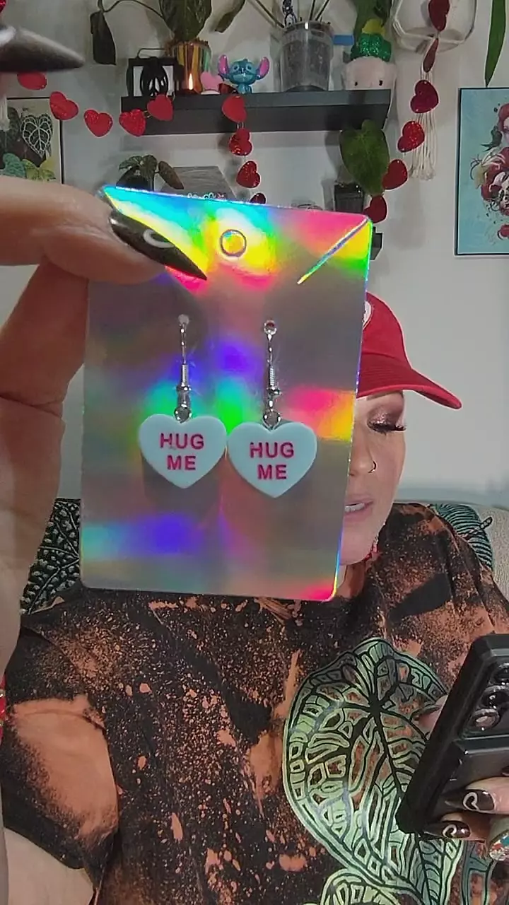 plant/CONVO HEART EARRINGS-0