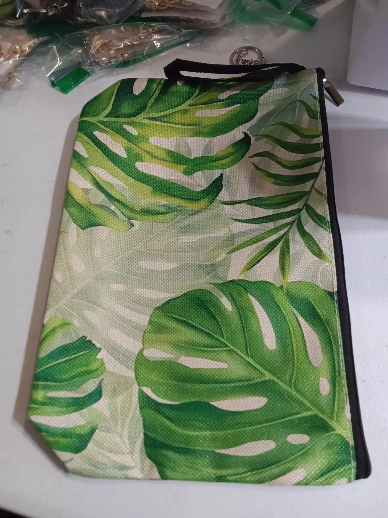 plant/Tropical Plant Makeup Bag / Zipper Bag-1