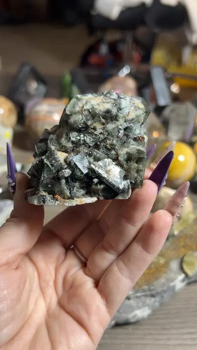 plant/Milky Way Pocket UK Fluorite-0-thumbnail