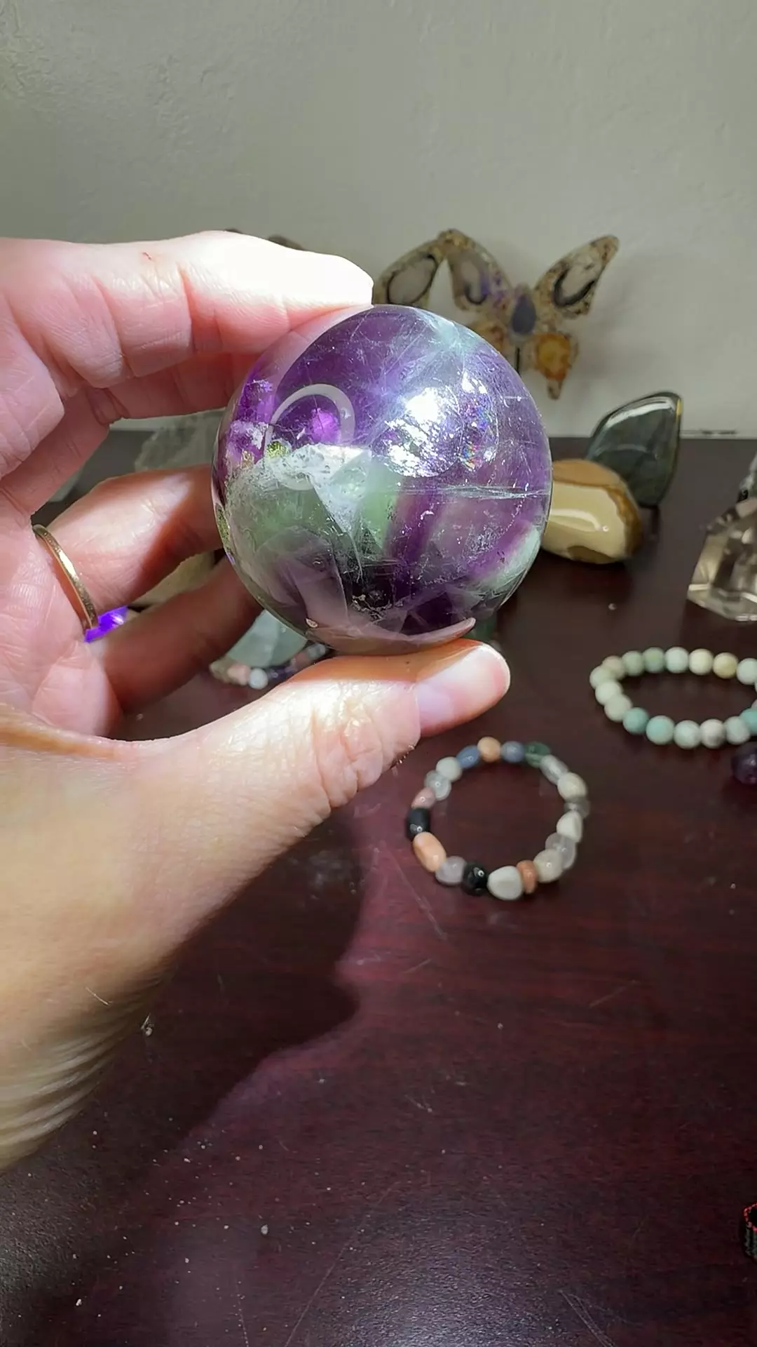 plant/Fluorite Sphere 3-0