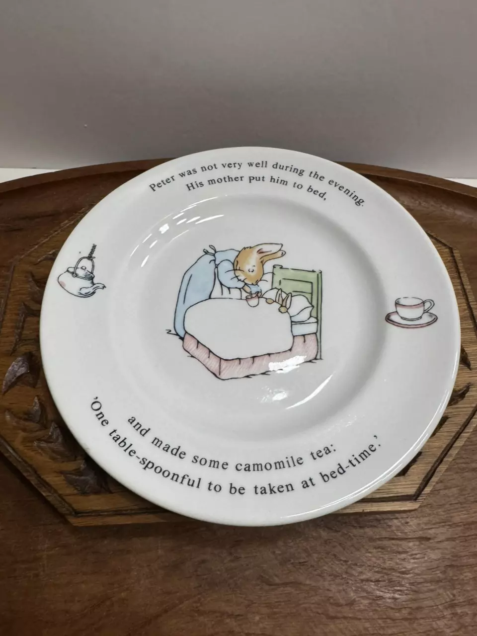 plant/Wedgwood Peter Rabbit 7" Camomile Tea Plate-1
