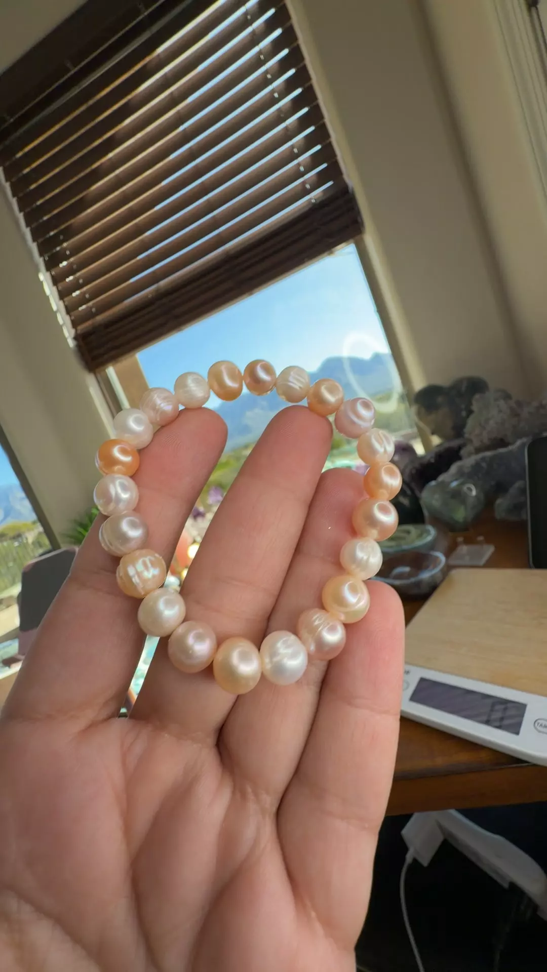 plant/fresh water pearl bracelets-0