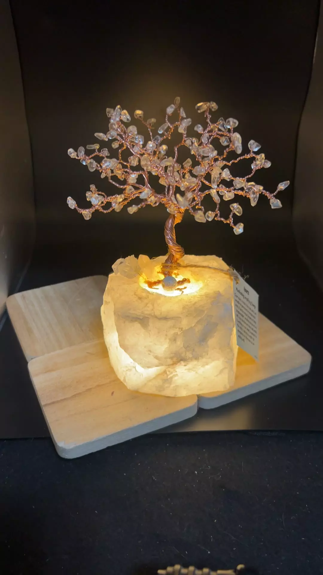 plant/Custom-made quartz light up tree-0