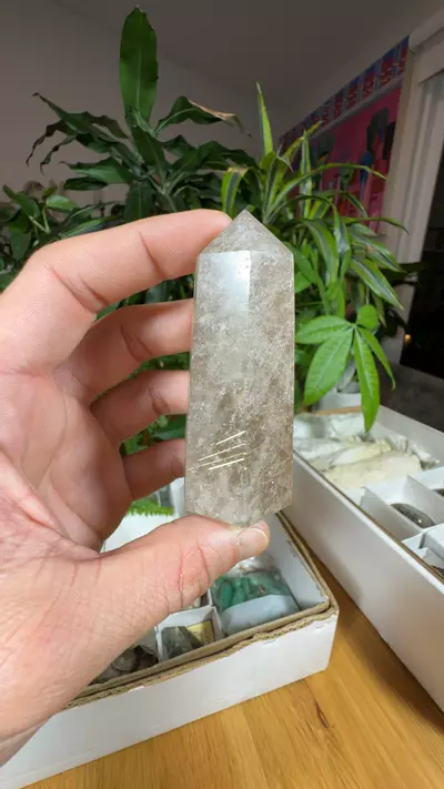 plant/Golden Rutilated Smokey Quartz Tower-0-thumbnail