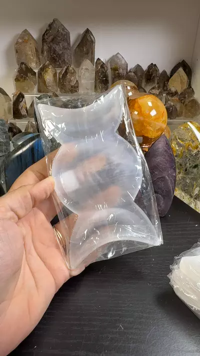 plant/Selenite Triple Moon Bowl-0-thumbnail