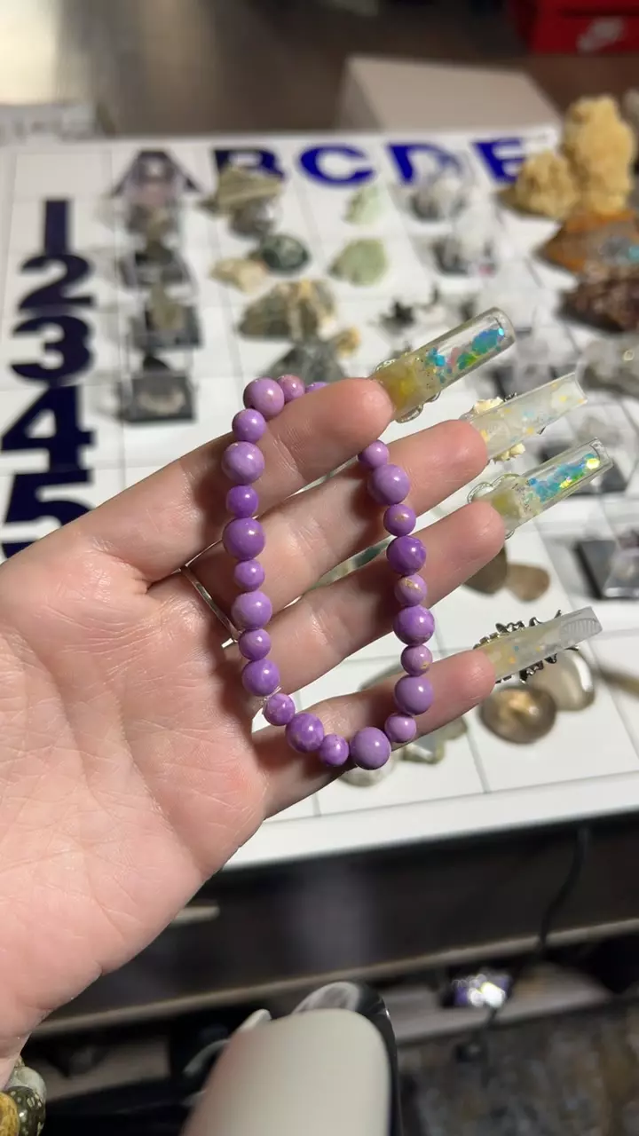 plant/Phosphosiderite Bracelet-0