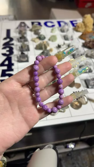 plant/Phosphosiderite Bracelet-0-thumbnail