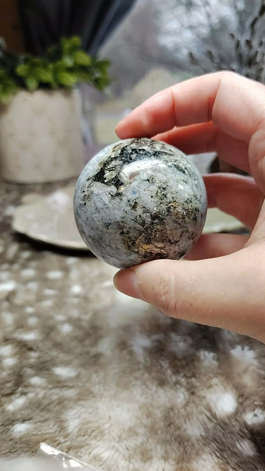 plant/Blue Kyanite Sphere-0