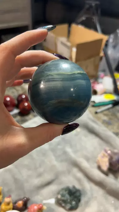 plant/Blue Calcite Sphere-0-thumbnail