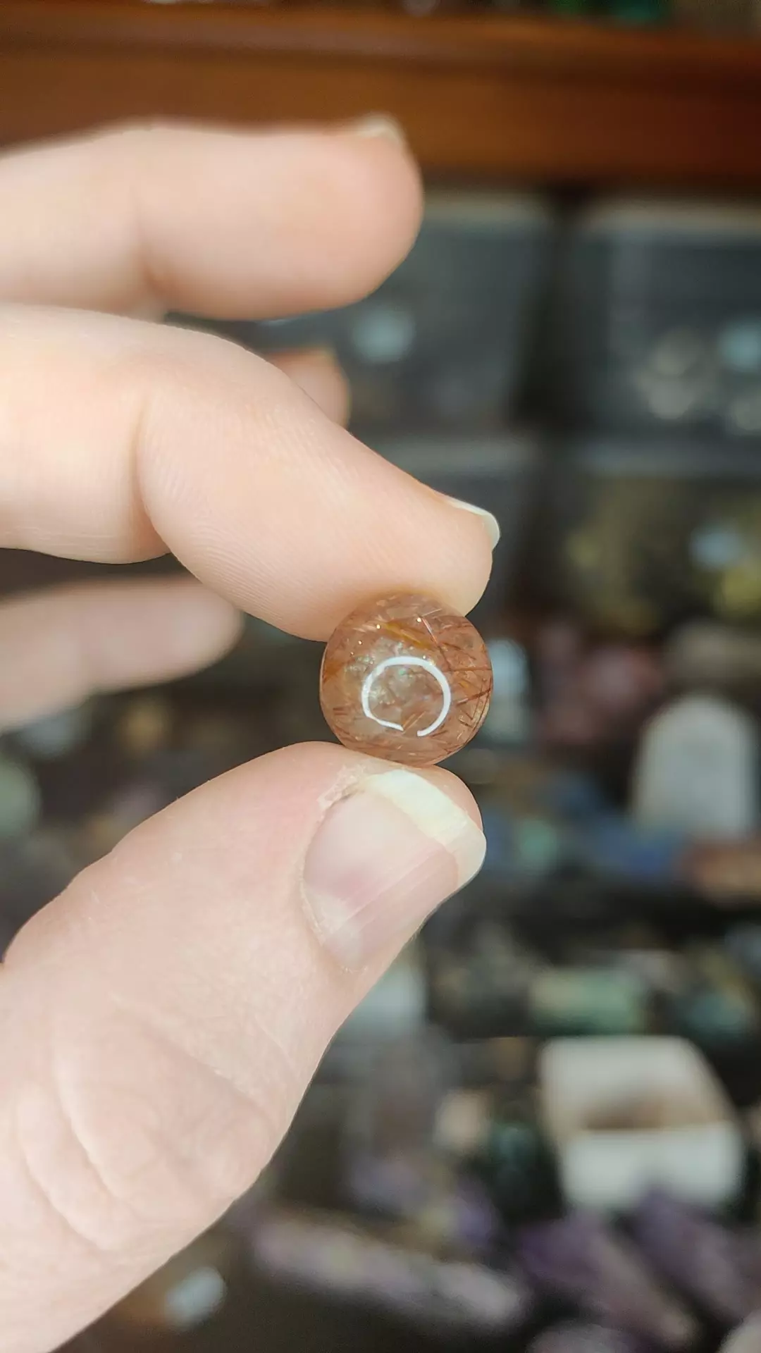 plant/HQ Red Rutile Mini Sphere Packed! 11mm-0