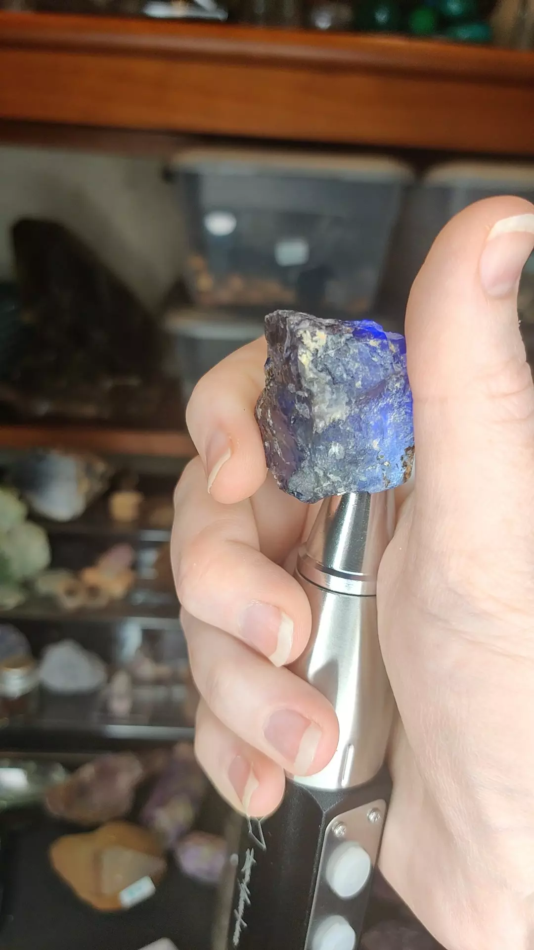 plant/Raw Iolite Chunk Madagascar 21g Pleochroism-0