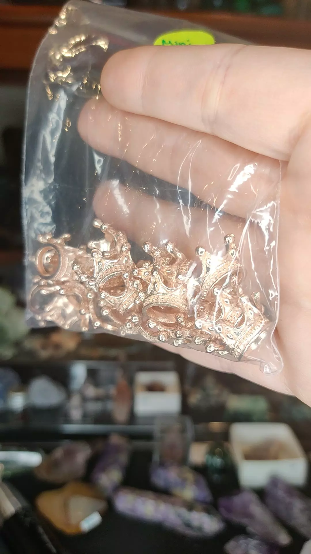 plant/Rose Gold Mini Crown-0