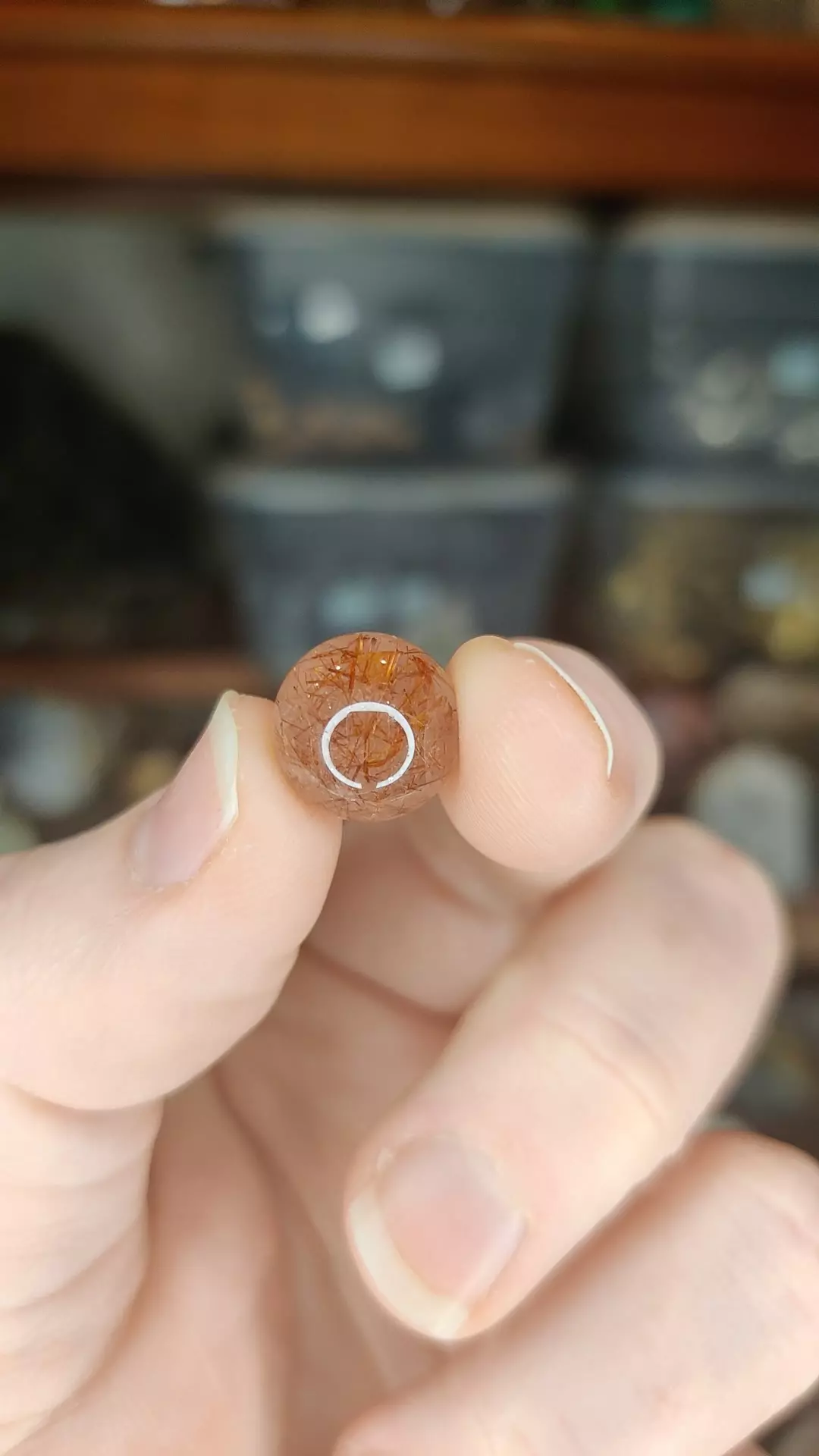 plant/HQ Red Rutile Mini Sphere Packed! 12mm-0