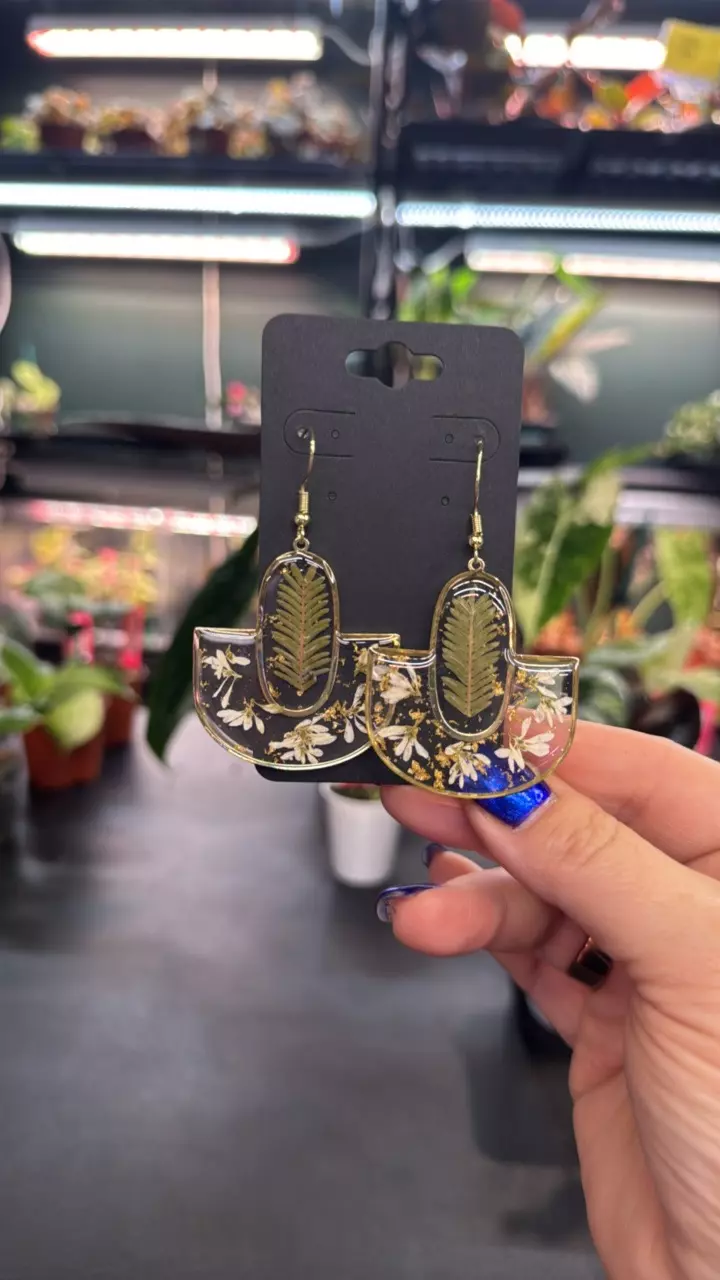 plant/Earrings 003-0