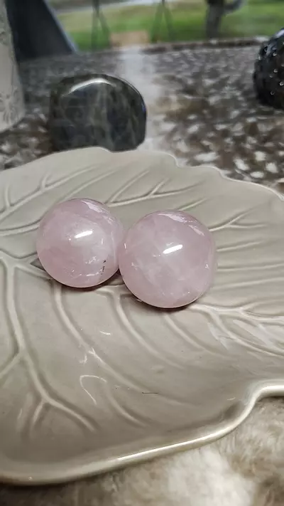 plant/Rose Quartz Sphere with Holder-0-thumbnail