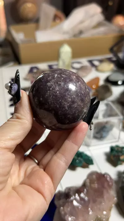 plant/Lepidolite Sphere-0-thumbnail