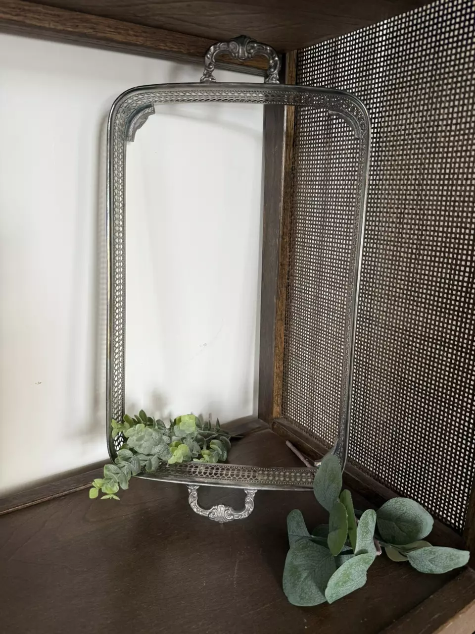 plant/Silver baking dish tray-3