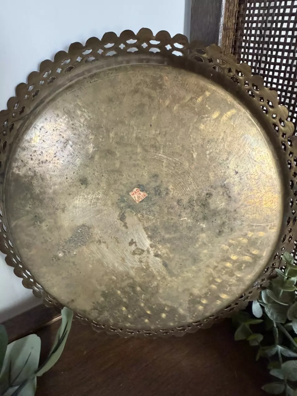 plant/Brass Tray-1