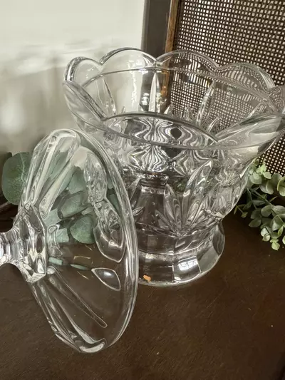 plant/Royal Limited 24% Lead Crystal Tulip Biscuit Jar-2-thumbnail