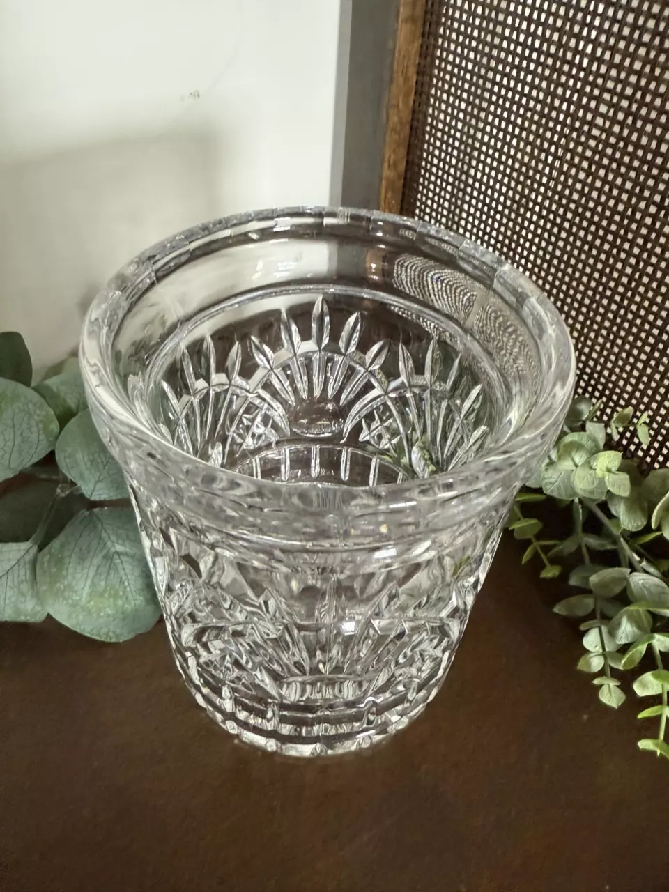 plant/Shannon Crystal of Ireland Crystal Canister Jar - no lid-1