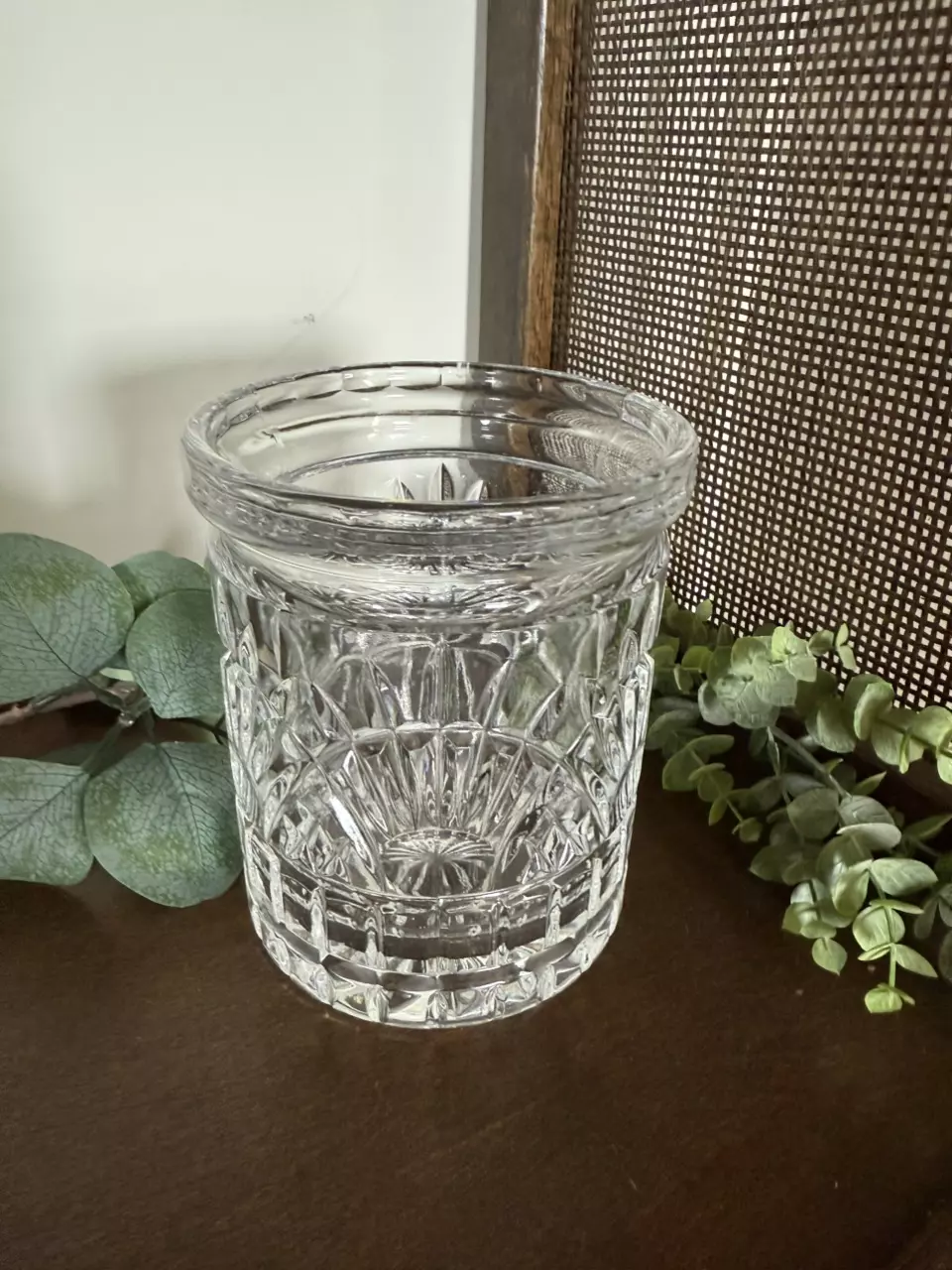 plant/Shannon Crystal of Ireland Crystal Canister Jar - no lid-0
