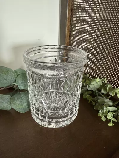 plant/Shannon Crystal of Ireland Crystal Canister Jar - no lid-0-thumbnail