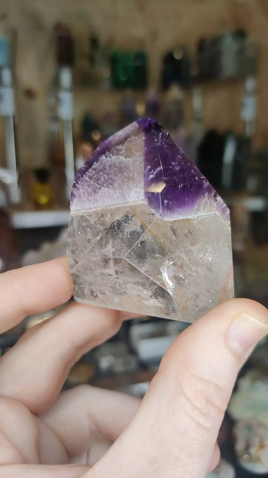 plant/Dreamcoat Amethyst Tower Almost Full Polish Phantoms Brazil-0