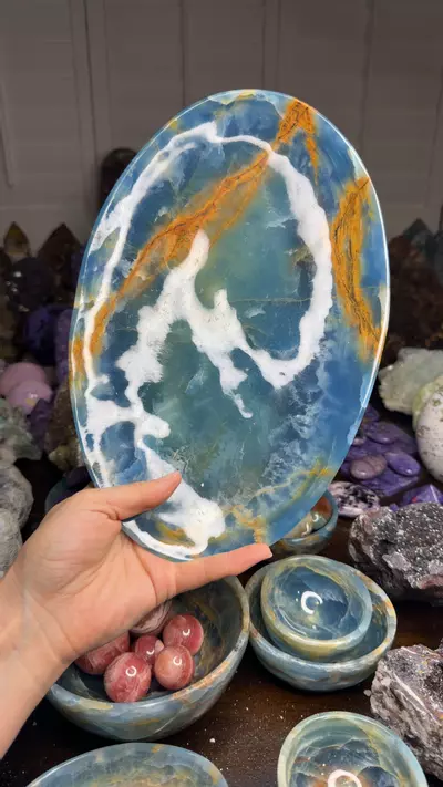 plant/AAA blue onyx bowl-0-thumbnail