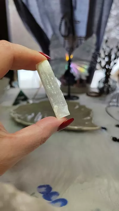 plant/satin spar selenite stick-0-thumbnail