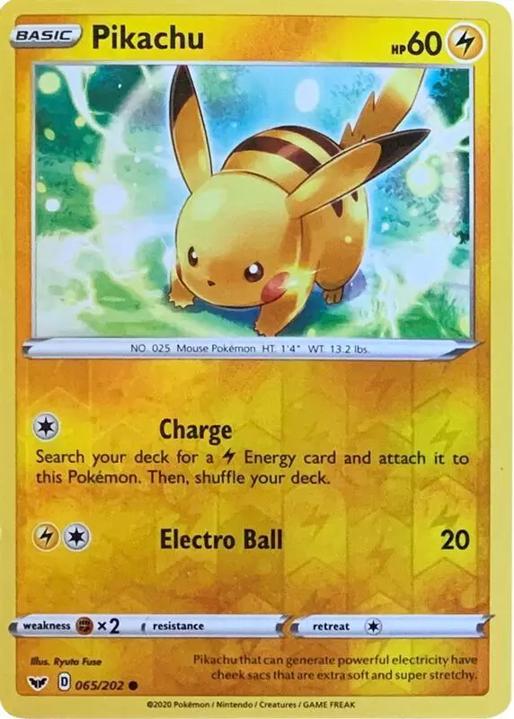 plant/Pikachu Reverse Cosmo Holo *RARE*-0
