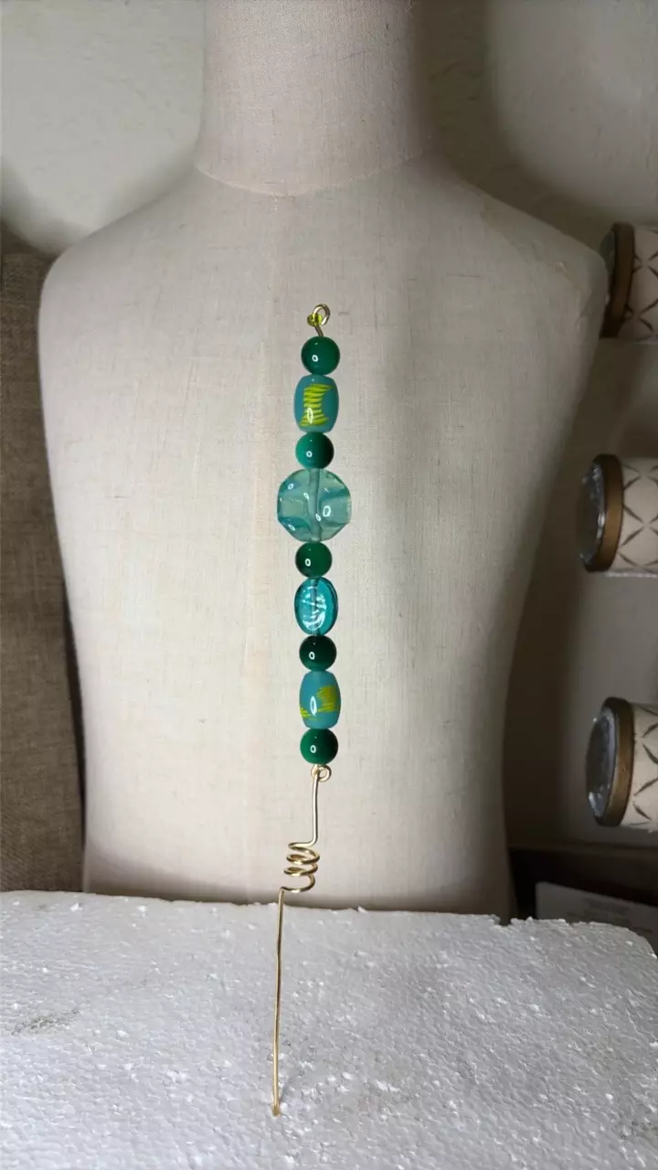 plant/green art glass stick-0