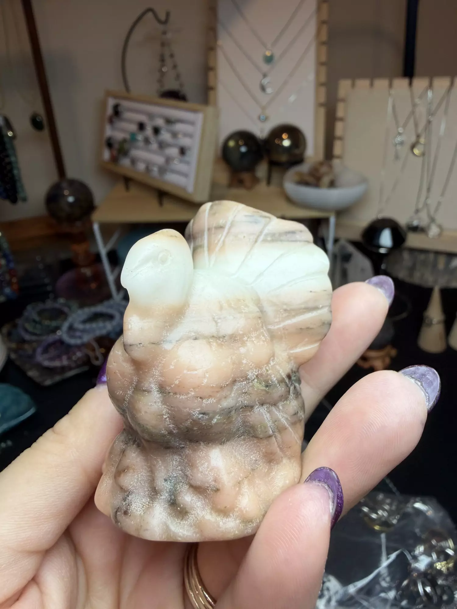 plant/orange banded calcite turkey -0