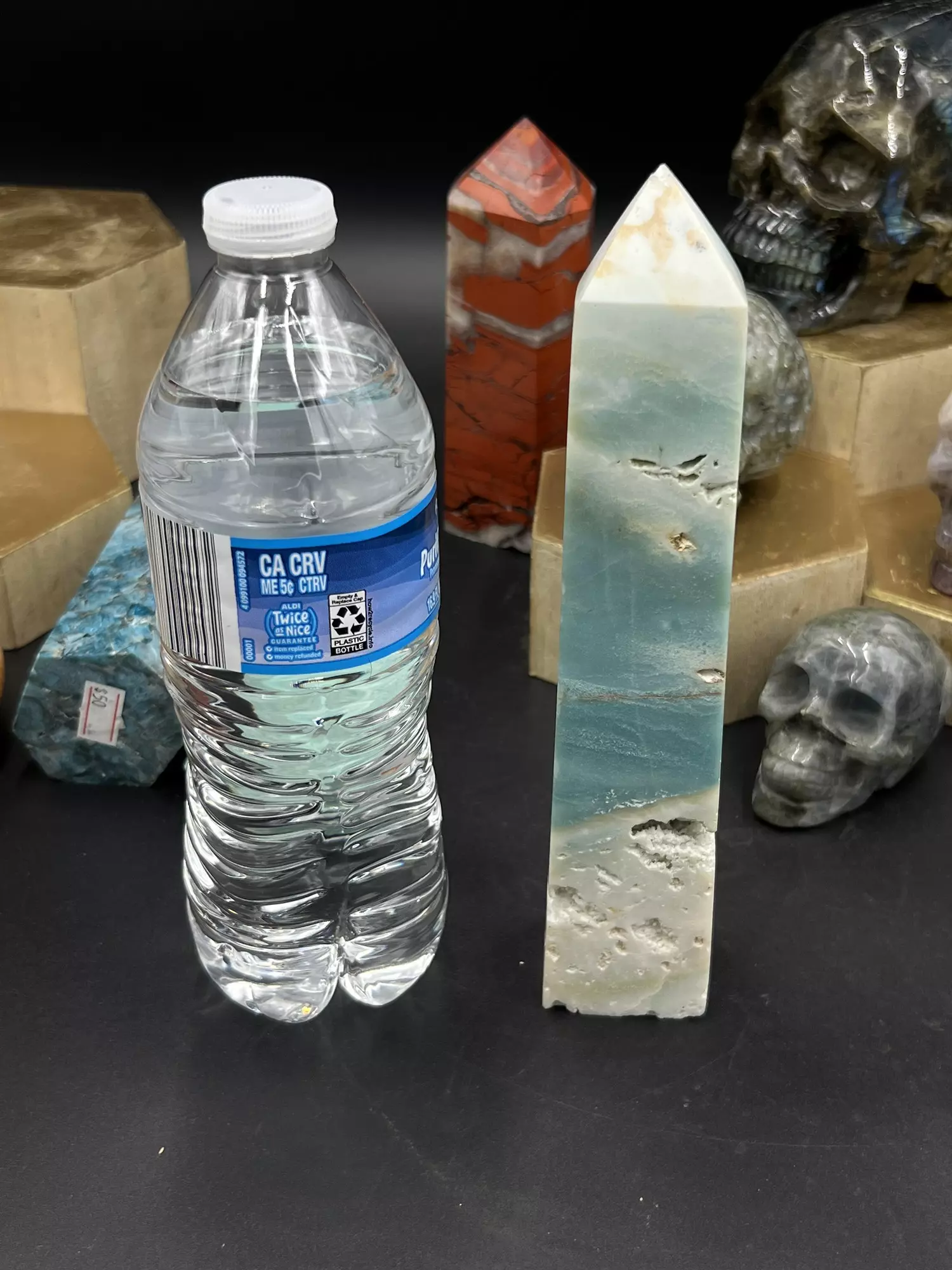 plant/Caribbean calcite large tower -0