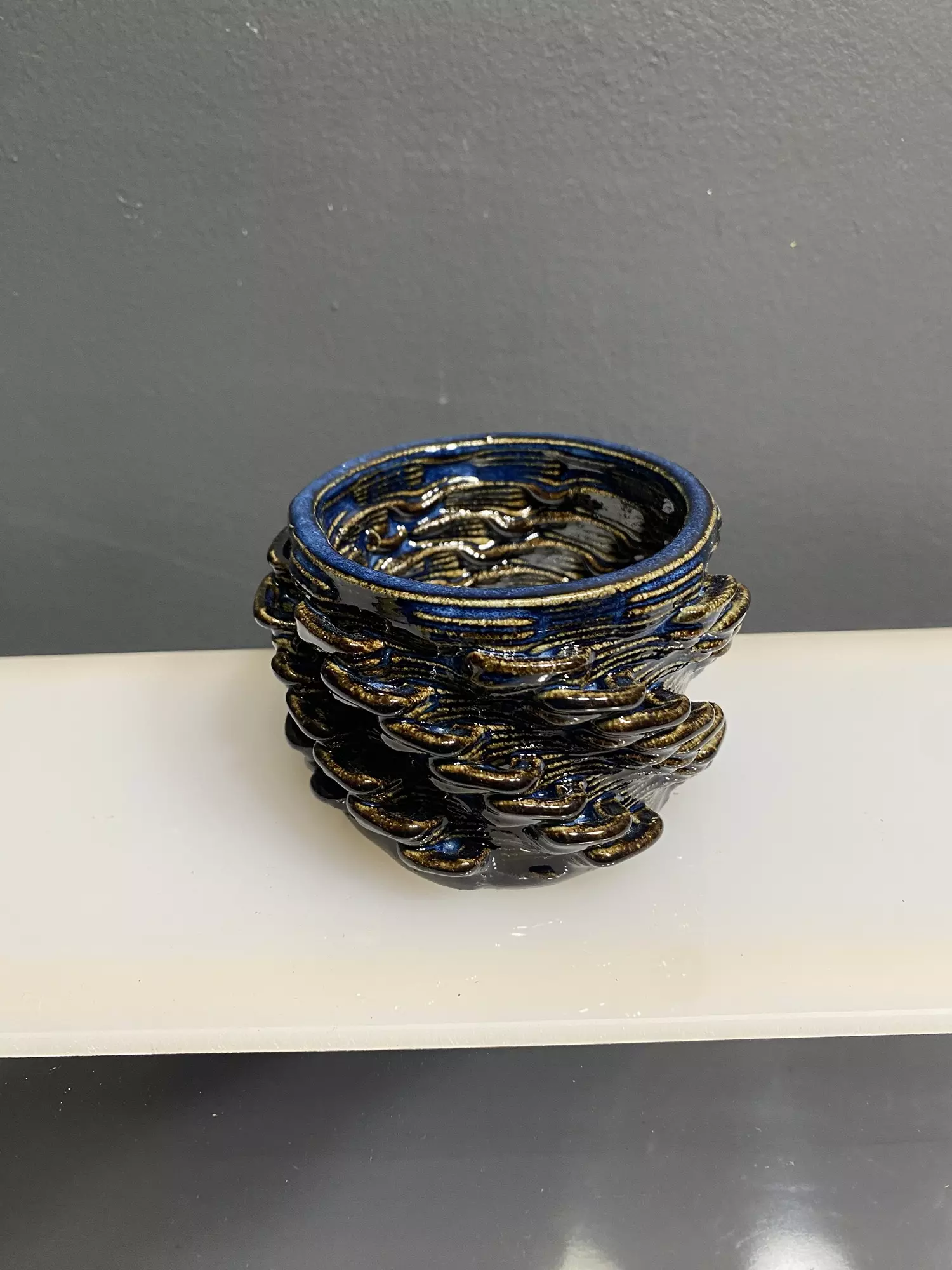 plant/3” Pentograph Med Loop Pot Sapphire Float-0