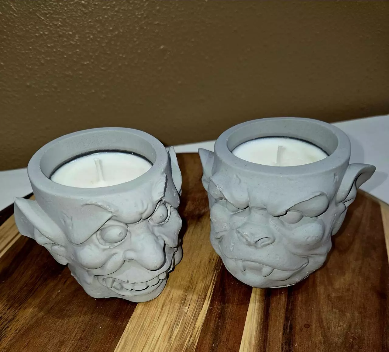 plant/Pumpkin Spice Ghoul Candle Set-0