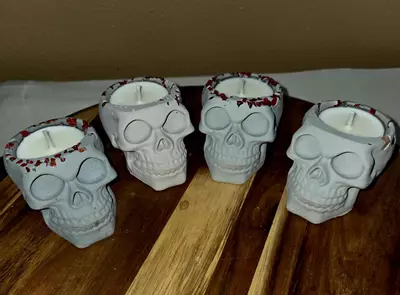 plant/Citrus and Jasmin Skull Candle-0-thumbnail