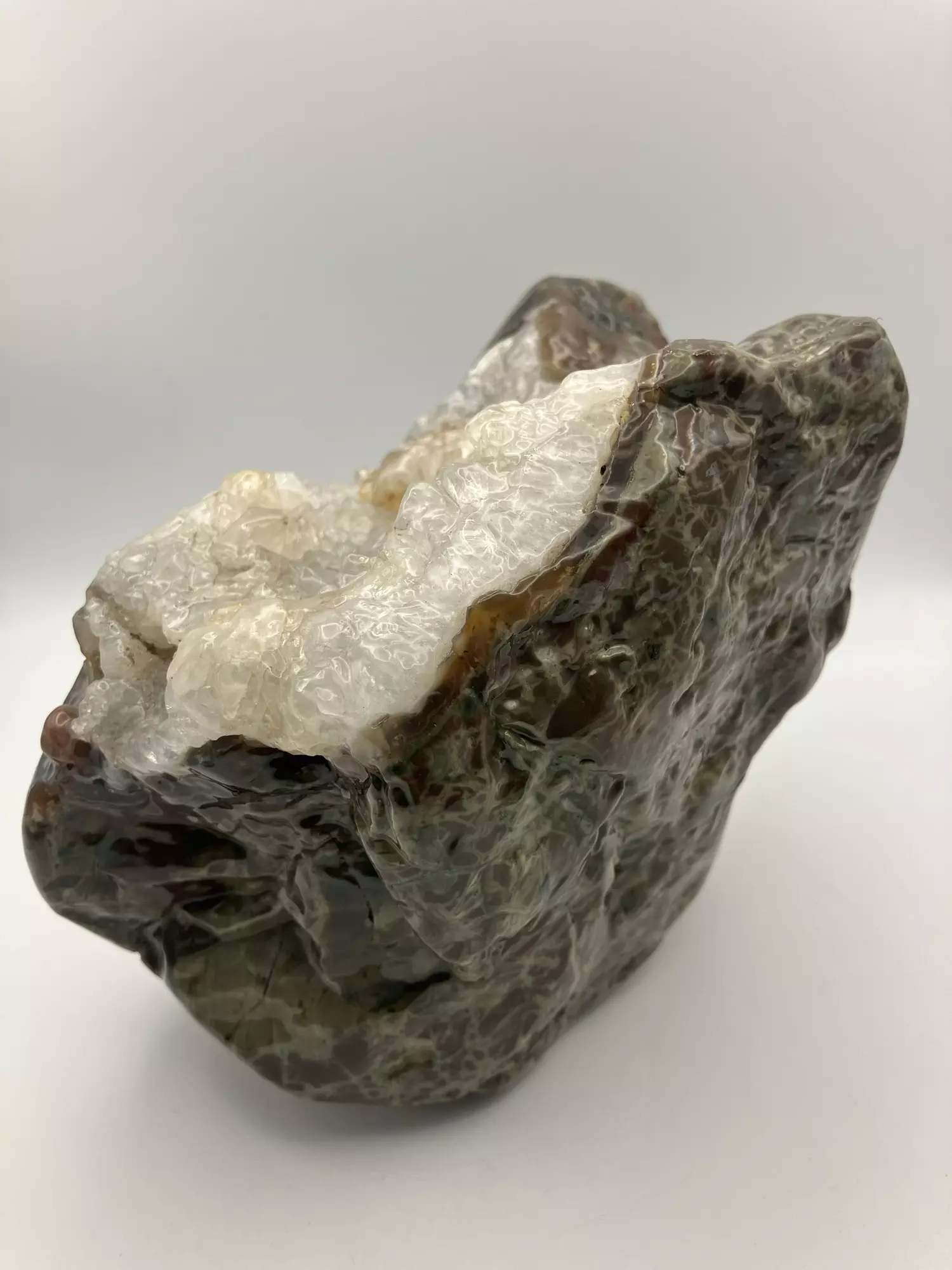 plant/Mcdermitt Agate - Opalized with Quartzite - Polished - 4lbs 10.30oz-1