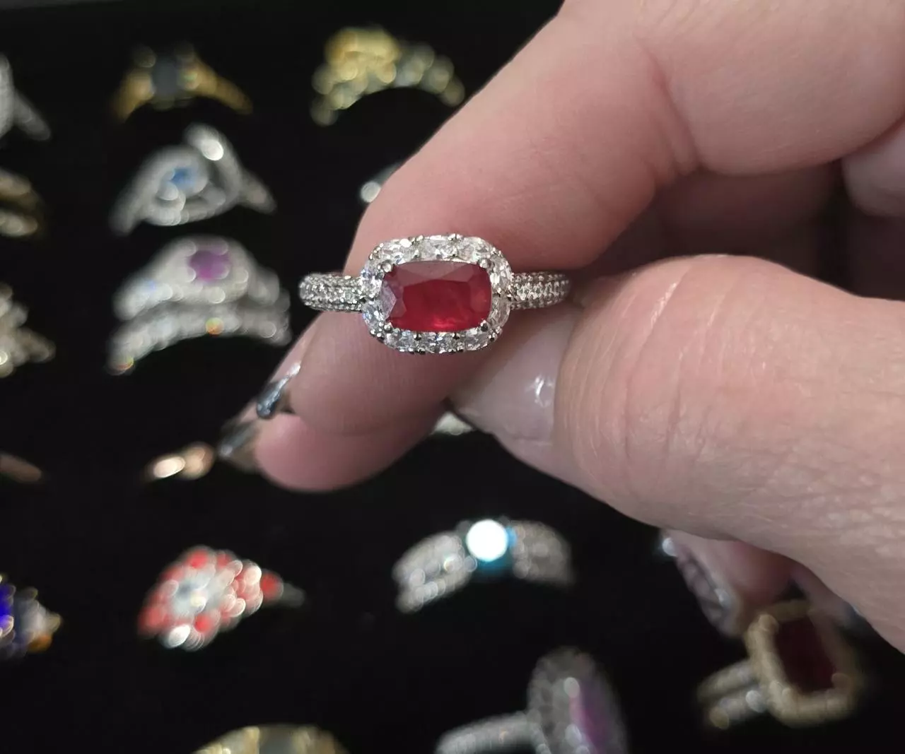 plant/BP Lab Ruby w/Cz's-0