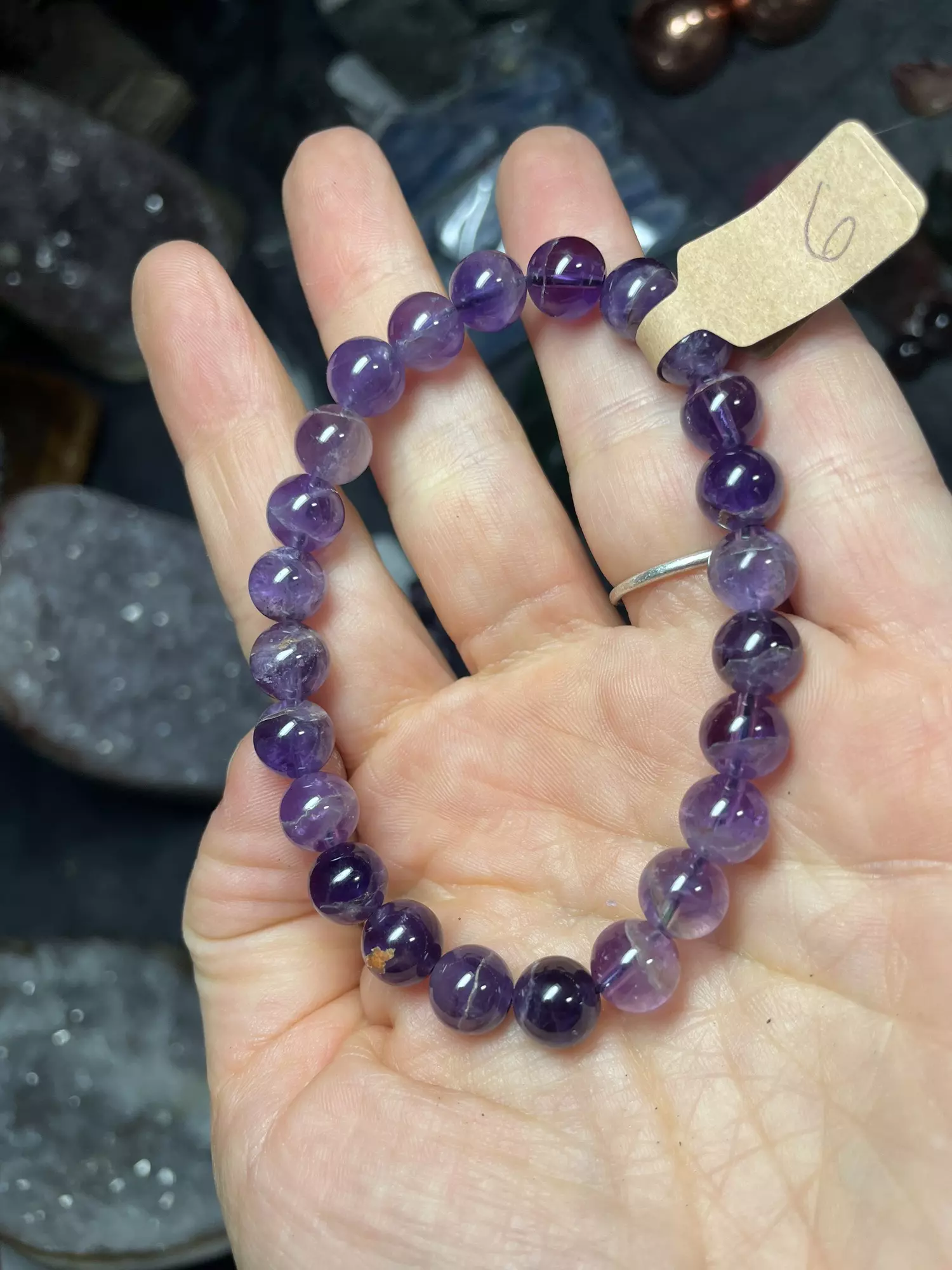 plant/Amethyst bracelet-0