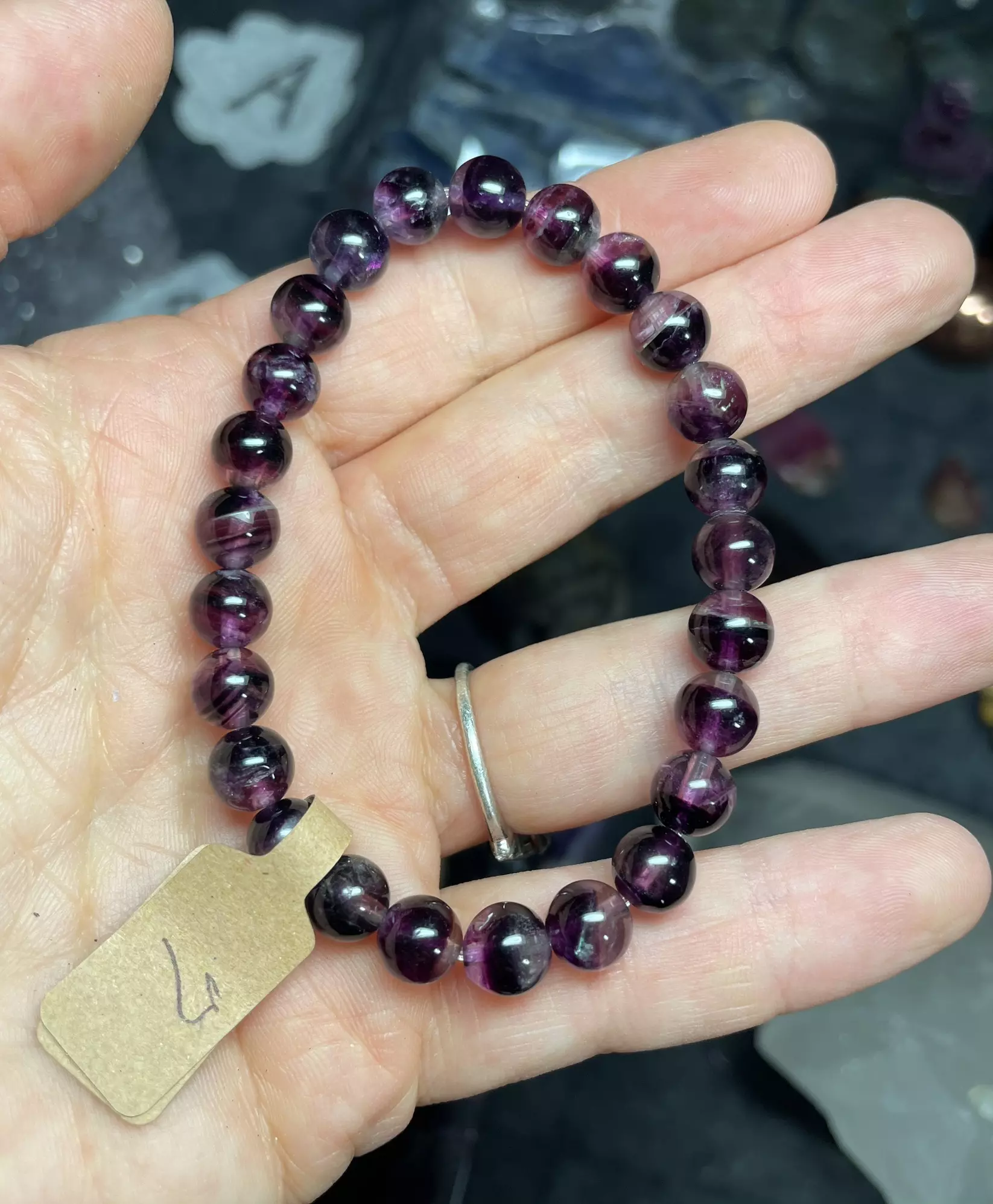 plant/Fluorite bracelet-0